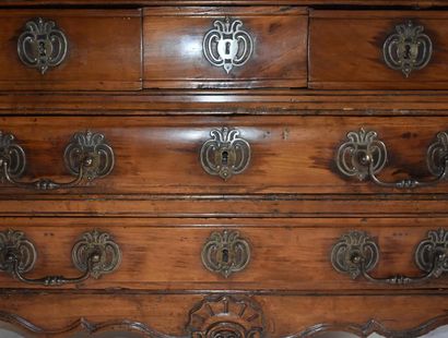 Scriban en bois naturel d'époque Louis XV
Ouvrant...