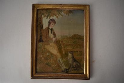 Broderie en chenillé
Enfant au chien
Marquée...