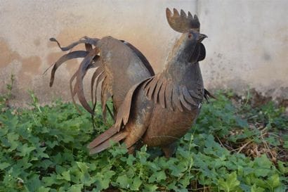Grand coq en tôle, XXe siècle
Elément de...