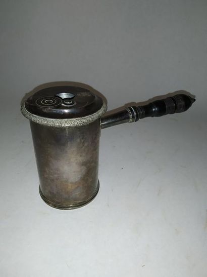 Chocolatière en argent, Paris, 1798-1809
A...