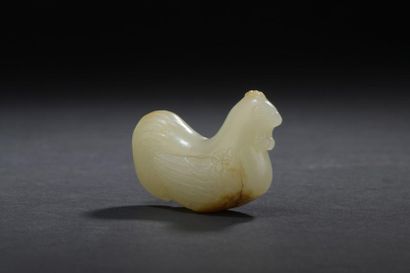 Celadon and rust jade rooster
China
Shown...
