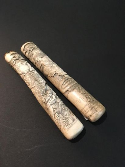 Two-part bone pipe case
Japan, late 19th...