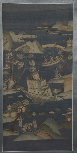 Kesi panel mounted on a roll
China, 19th...