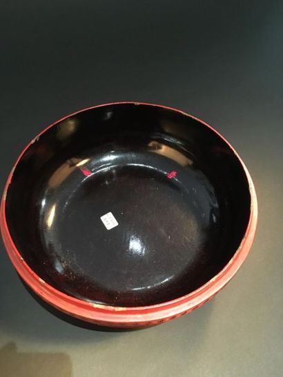 Covered box in red lacquer
China, late eighteenth...