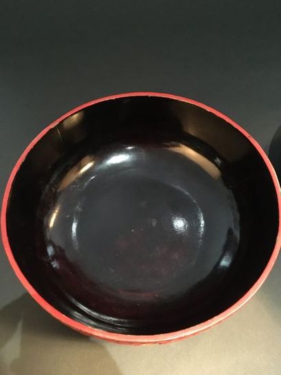 Covered box in red lacquer
China, late eighteenth...