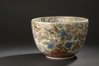 Large Kutani porcelain bowl
Japan, early...