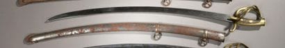 Light cavalry saber, model AN XI.
Handle...