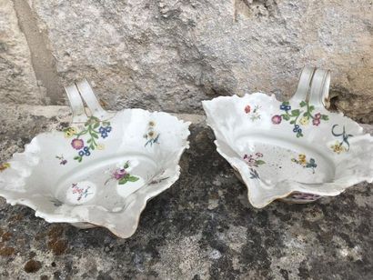 MEISSEN, 18th century, circa 1760
Two oval...