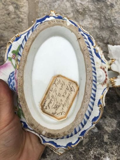 MEISSEN, 18th century, circa 1760
Two oval...