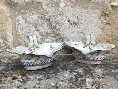 MEISSEN, 18th century, circa 1760
Two oval...