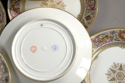 SEVRES, Louis-Philippe period, circa 1845
Set...