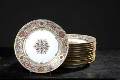 SEVRES, Louis-Philippe period, circa 1845
Set...