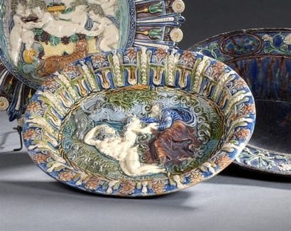 Suite de PALISSY, Pré d'Auge, 17th century
Oval...