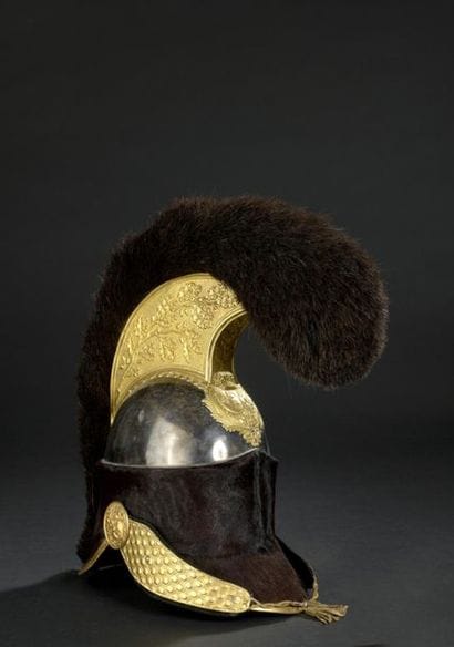 Queen's cuirassiers officer's helmet with...