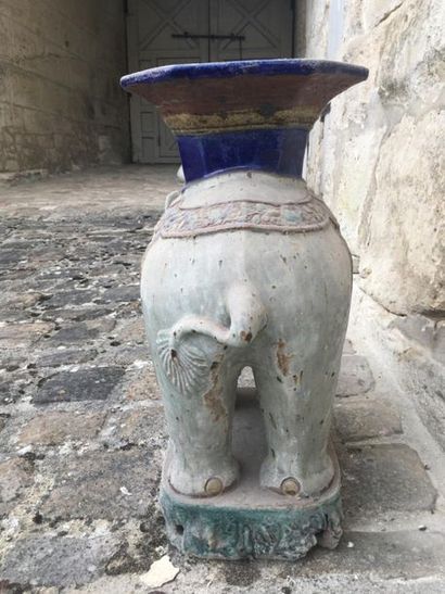 Vietnam
Pair of polychrome glazed stoneware...