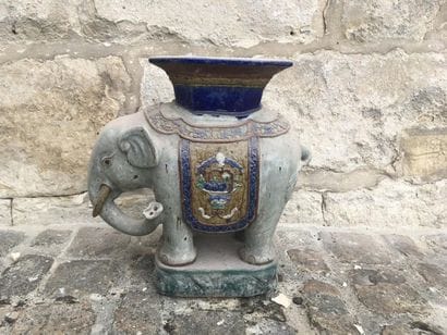 Vietnam
Pair of polychrome glazed stoneware...