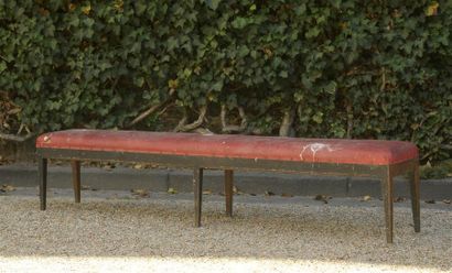 Grande banquette en chêne, début du XIXe...