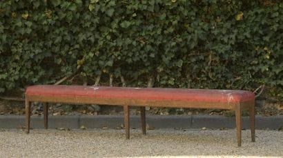 Grande banquette en chêne, début du XIXe...