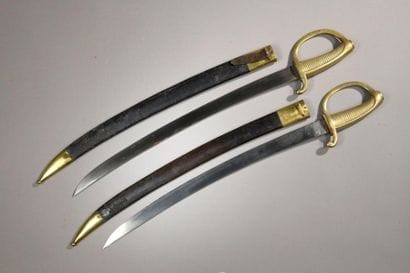 Infantry saber, model AN XI, called lighter....