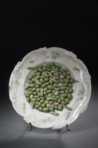 GERMANY (?), 18th century 
Round earthenware...