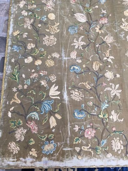 Elements of a sumptuary embroidered piece...