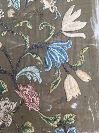 Elements of a sumptuary embroidered piece...