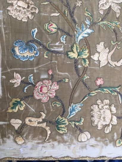 Elements of a sumptuary embroidered piece...