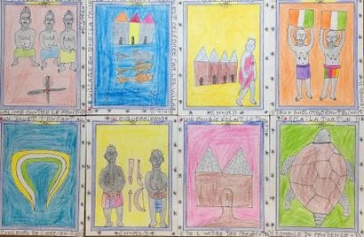 Frédéric BRULY BOUABRÉ (1923-2014) 
Lot of...