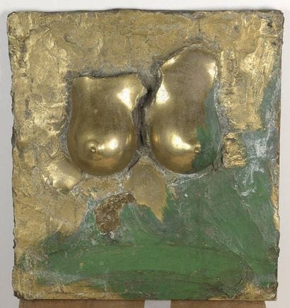 Charles MATTON (1931-2008) 
Pair of breasts
Bronze,...