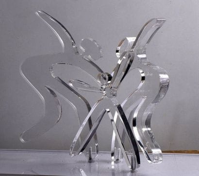 KAREN M. (born 1952)
Dance
Plexiglas sculpture
Signed
H....