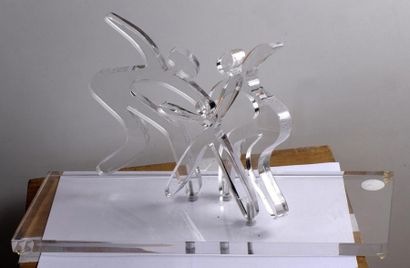KAREN M. (born 1952)
Dance
Plexiglas sculpture
Signed
H....