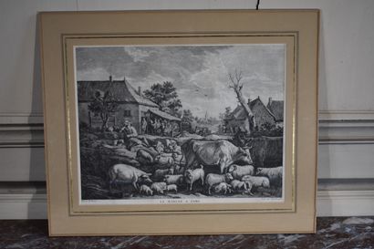 D'après David II TENIERS (1610-1690), gravé...