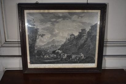 D'après Nicolas BERCHEM et gravée par René...