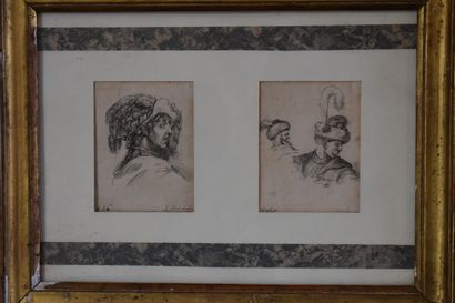 Israël Silvestre (1621-1691)

Têtes d'hommes

Deux...
