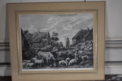 D'après David II TENIERS (1610-1690), gravé...
