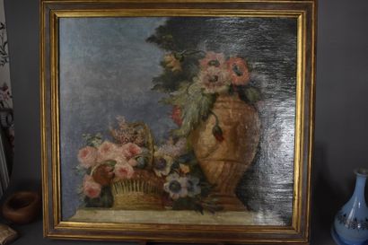 École FRANÇAISE du XIXe siècle

Nature morte

Huile...