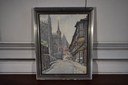 MARC (?)

Vue d'une ruelle

Lithographie

40...