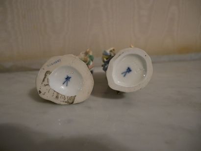 Rez-de-chaussée 

Meissen - Deux statuettes...
