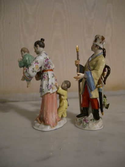 Rez-de-chaussée 

Meissen - Deux statuettes...