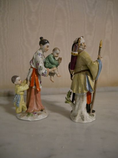 Rez-de-chaussée 

Meissen - Deux statuettes...