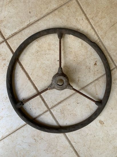 Vehicle steering wheel.