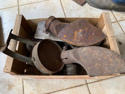 Batch: oil cruets, filters...