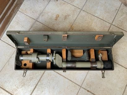 Tank optics in PZ.Z.FR case, 25 x 28°.