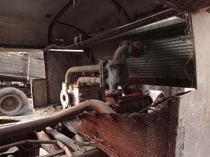 Mercedes tanker truck, military model G3,...