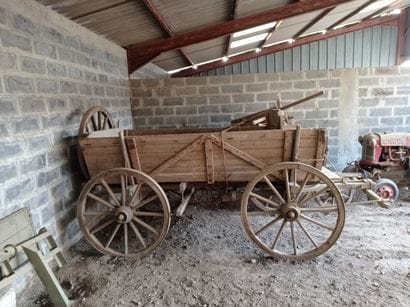 
Chariot hippomobile modèle HF3 ou HF6, à...
