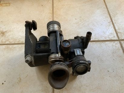 French sighting optics, 4 x 17.5 cm.