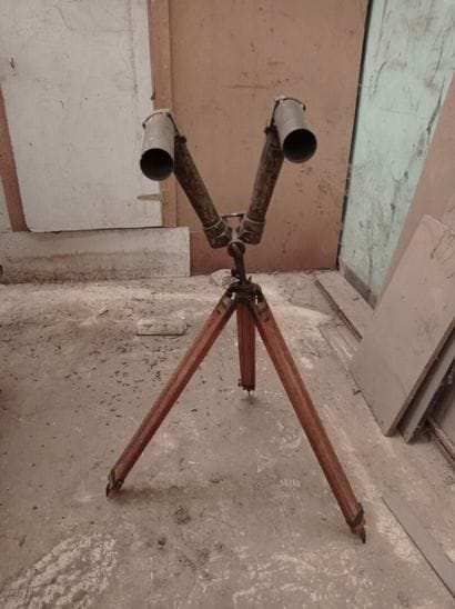 Binoculaire de tranchée, avec trépied en...