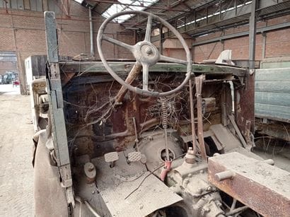 Remaining KHD (Klöckner-Humboldt-Deutz) flatbed...