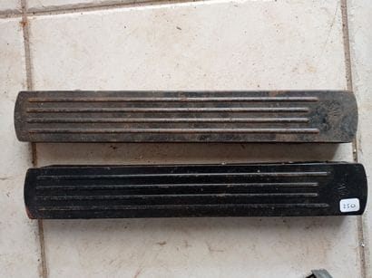 Pair of vehicle indicators.