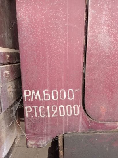 Mercedes flatbed truck, model L 4500S, was...